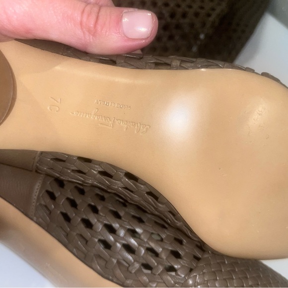 Ferragamo knee high cut out boots size 7c. New - Picture 9 of 15